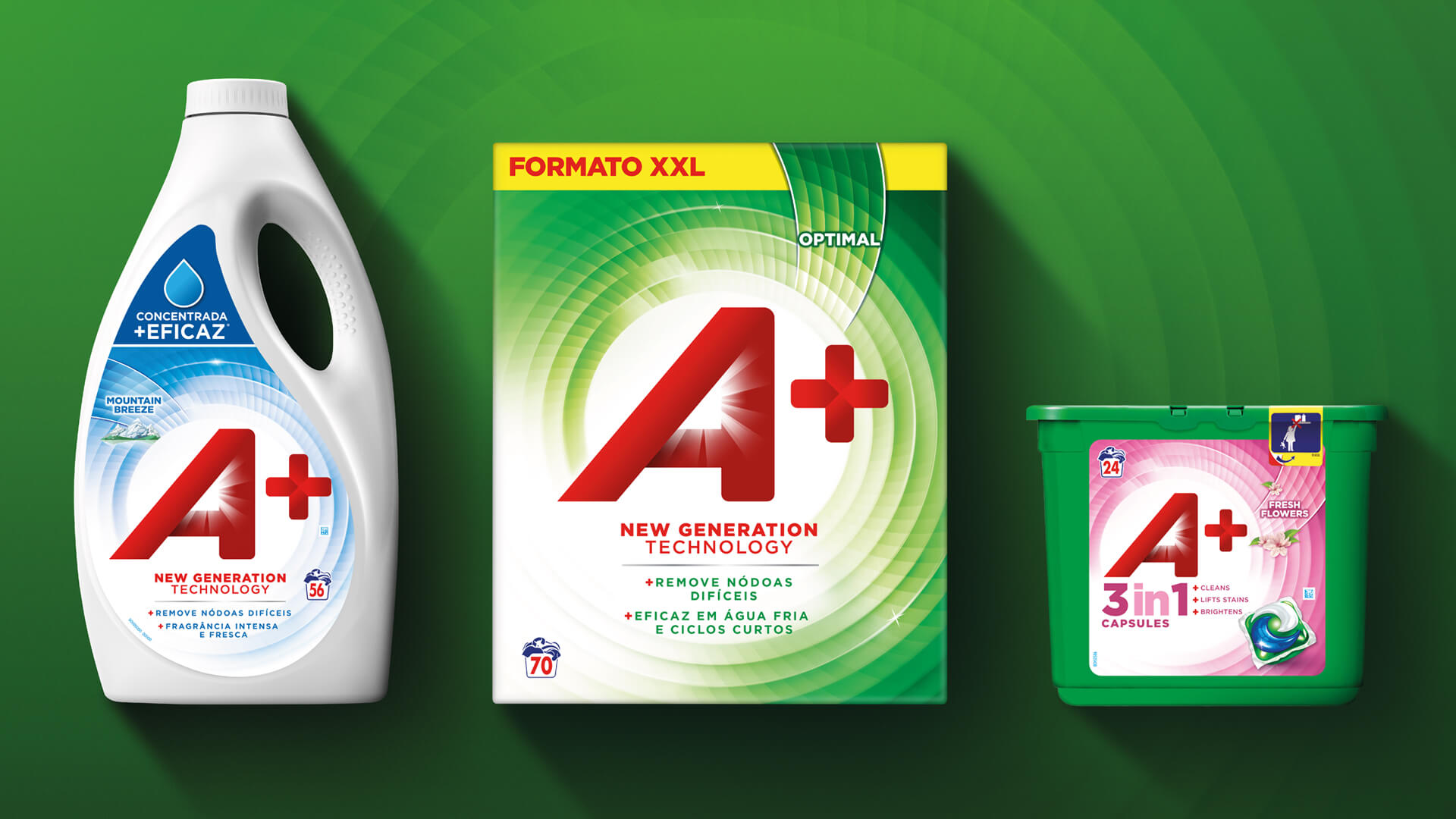A+ Laundry Homecare Cleaning Brand Identity Packaging Communications Free The Birds FTB Beautiful Thinking