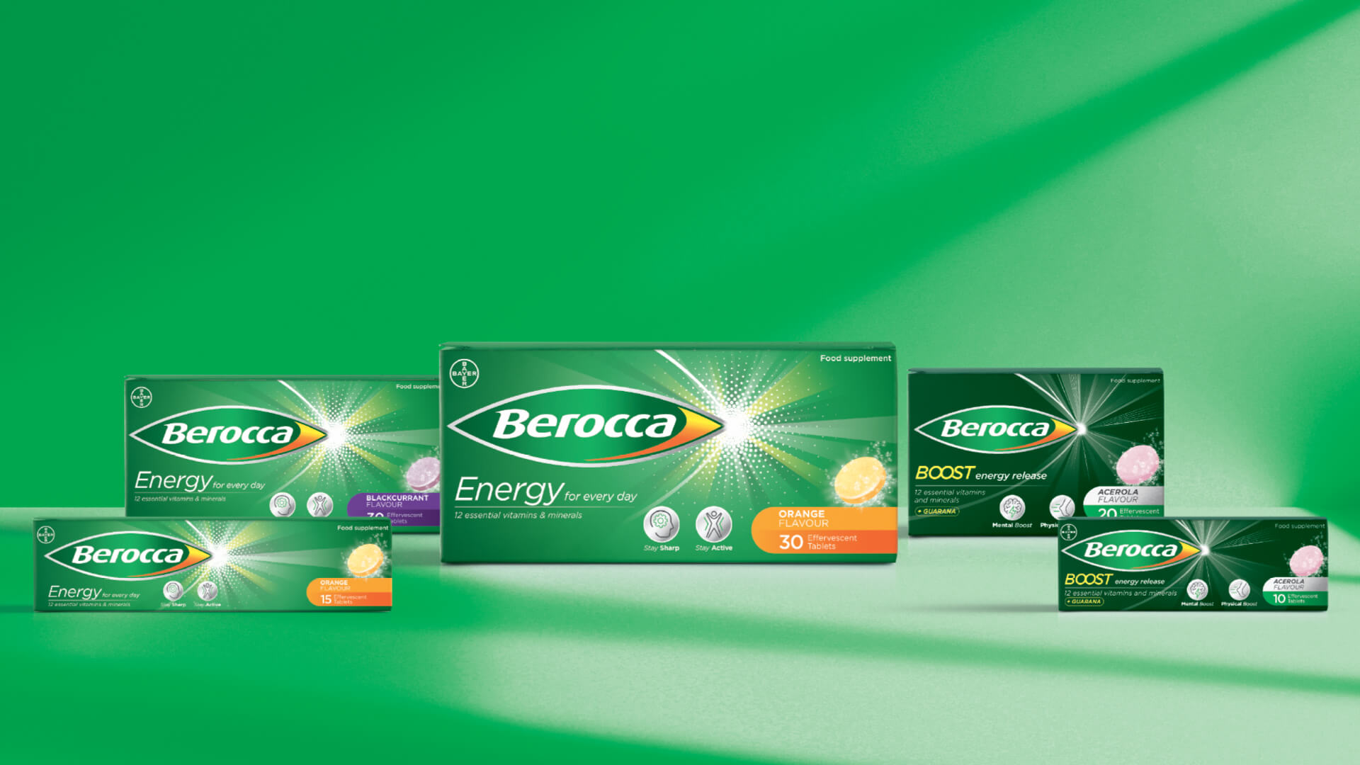 Berocca brand design packaging