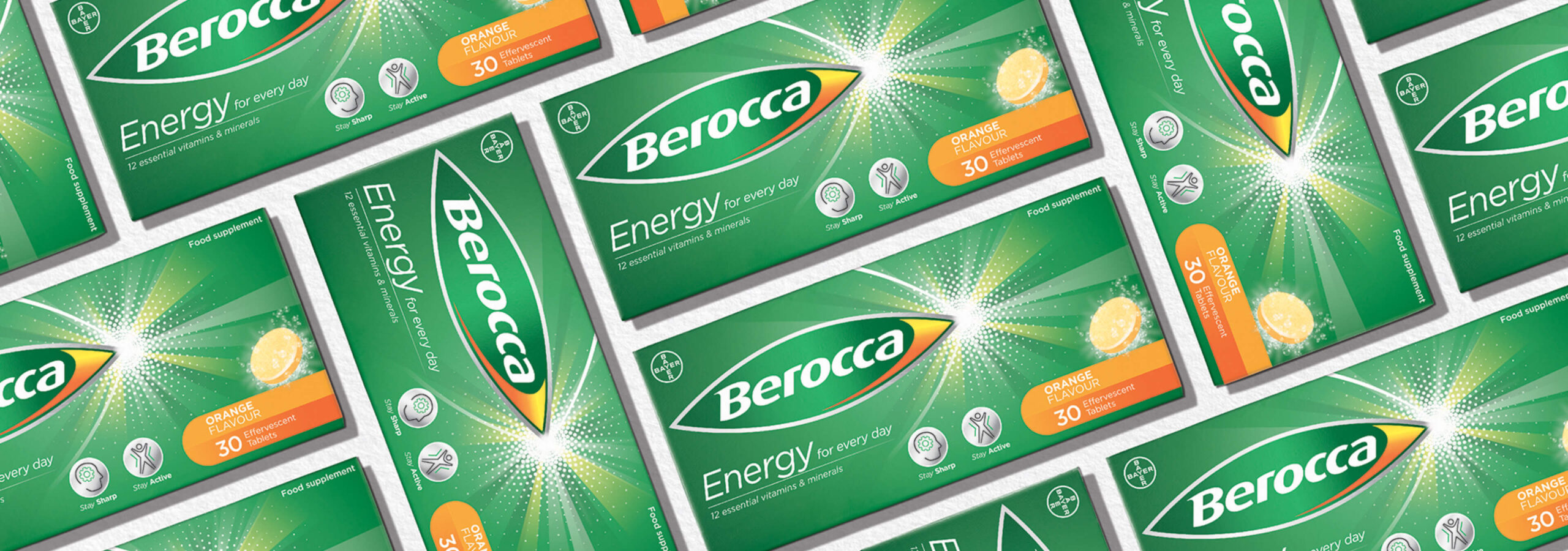 Berocca brand design packaging